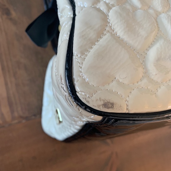 Betsey Johnson Quilted Heart Handbag - Picture 6 of 8